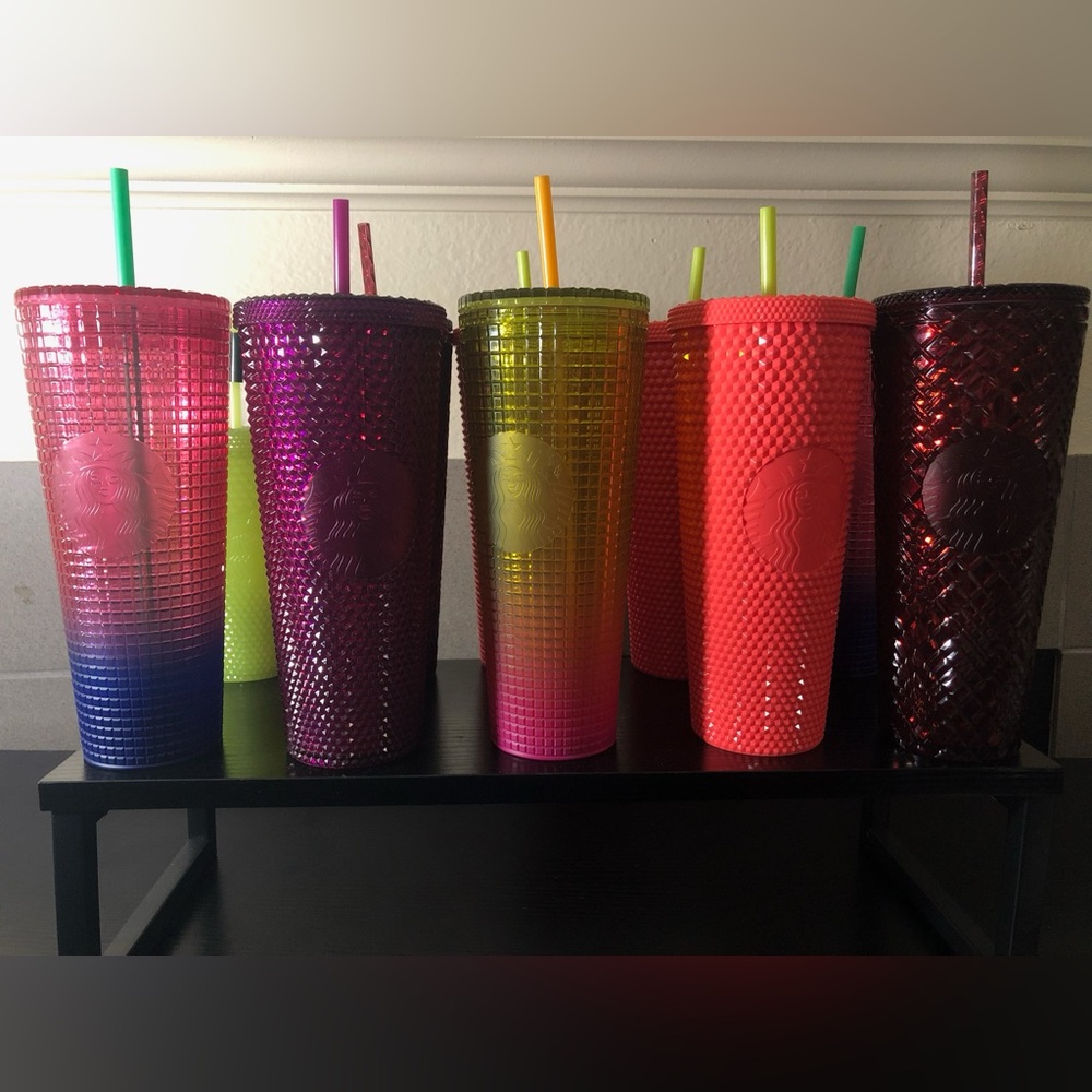 Starbucks pink Tumbler with Textured Finish - Picture 3 of 3